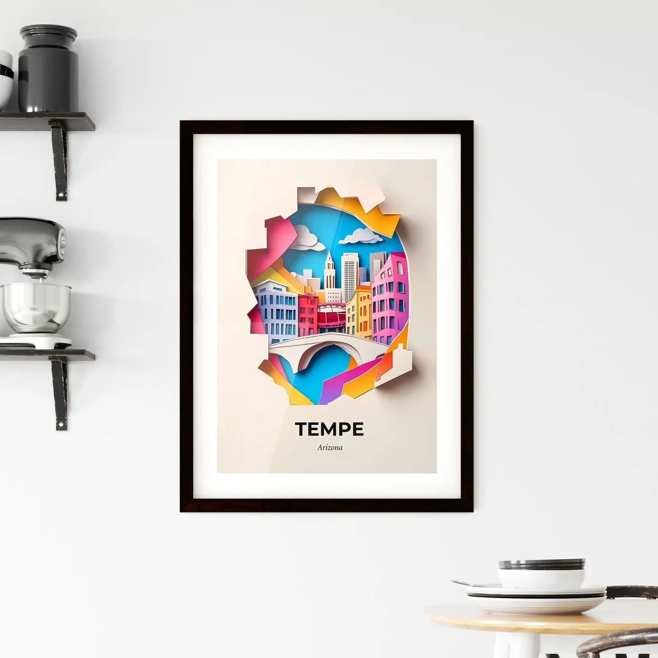 Vivid Tempe, Arizona, Framed Wall Art