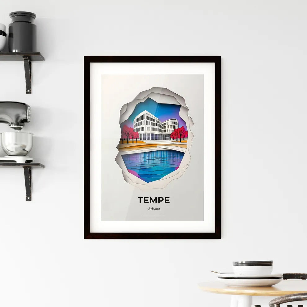 Vivid Tempe, Arizona, Framed Wall Art