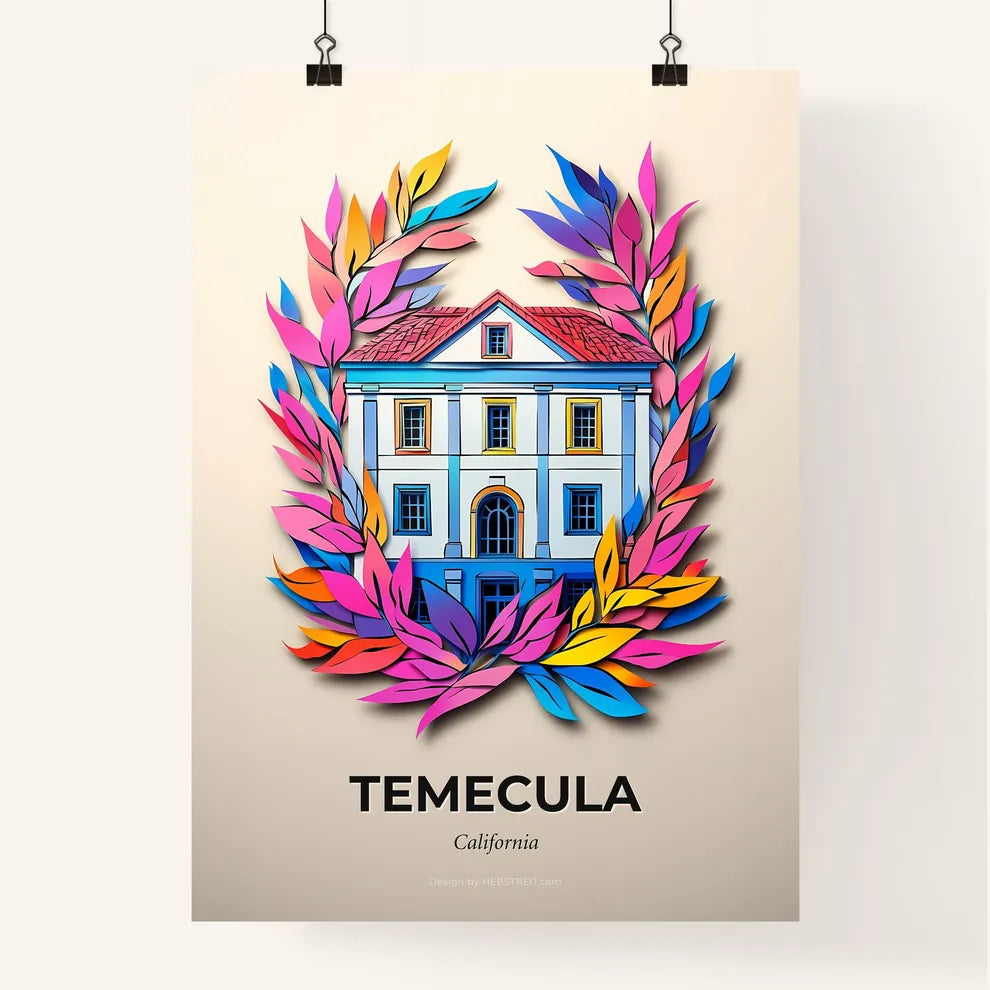 Vivid Temecula, California, Colorful Poster