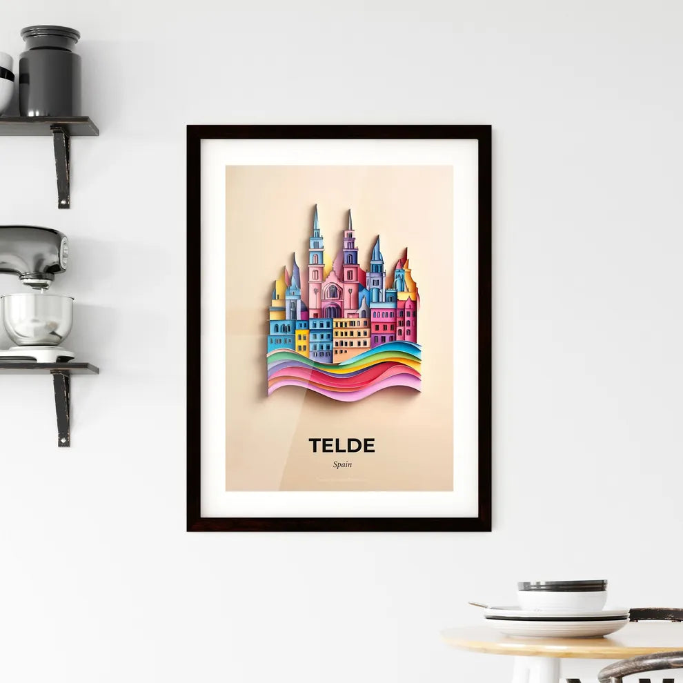 Vivid Telde, Spain, Framed Wall Art
