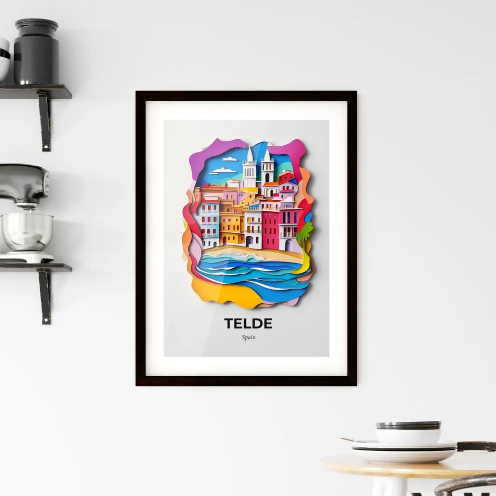 Vivid Telde, Spain, Framed Wall Art