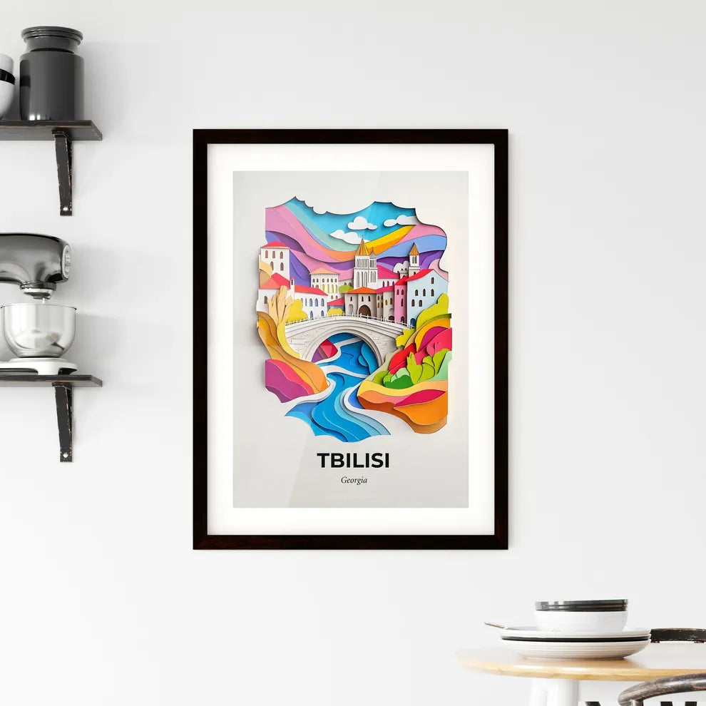 Vivid Tbilisi, Georgia, Framed Wall Art