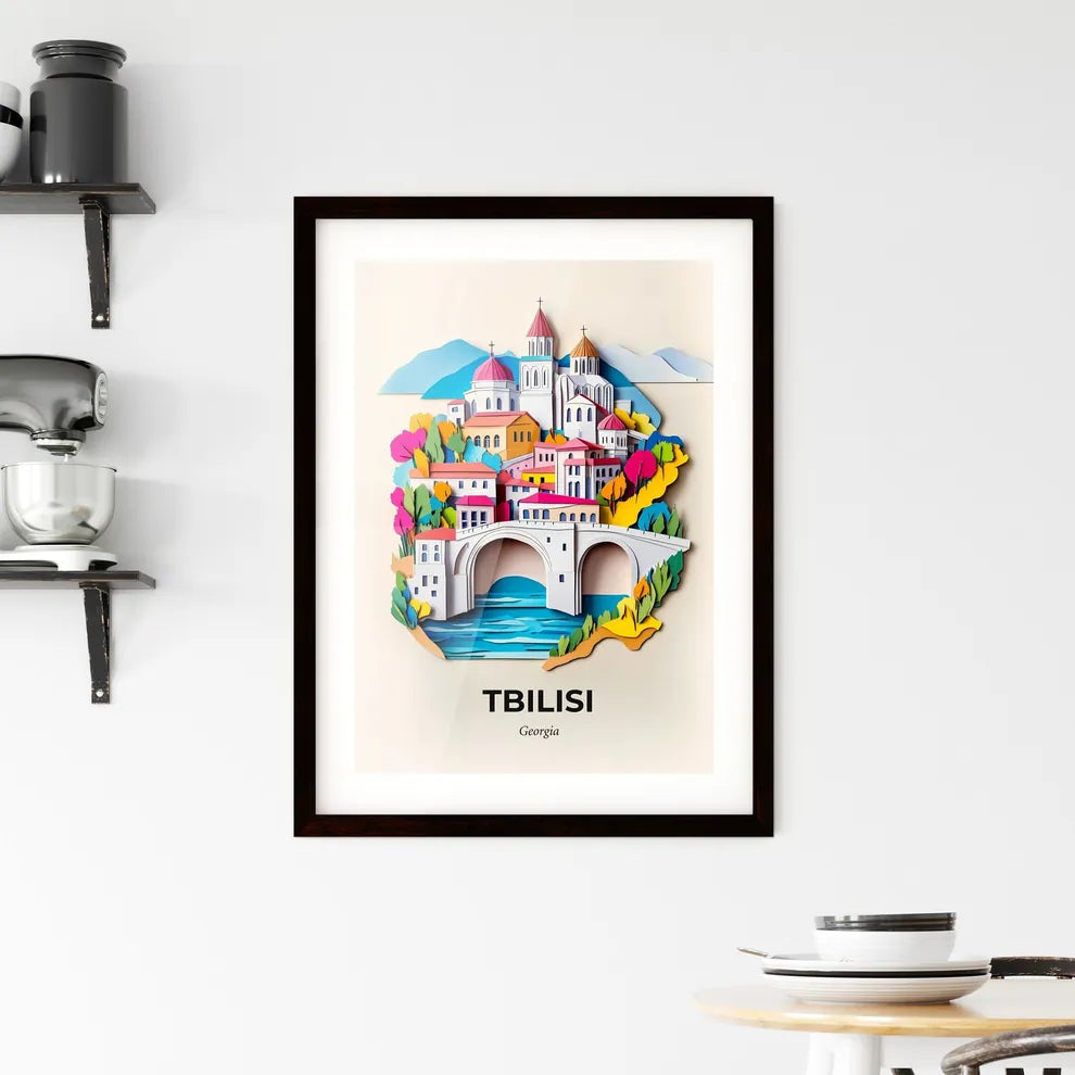 Vivid Tbilisi, Georgia, Framed Wall Art