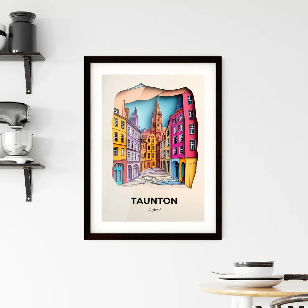 Vivid Taunton, England, Framed Wall Art
