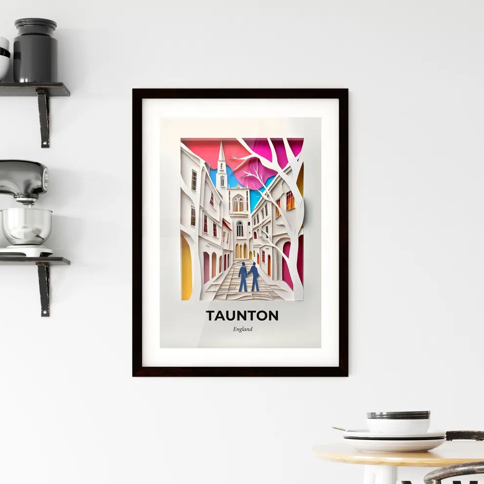 Vivid Taunton, England, Framed Wall Art