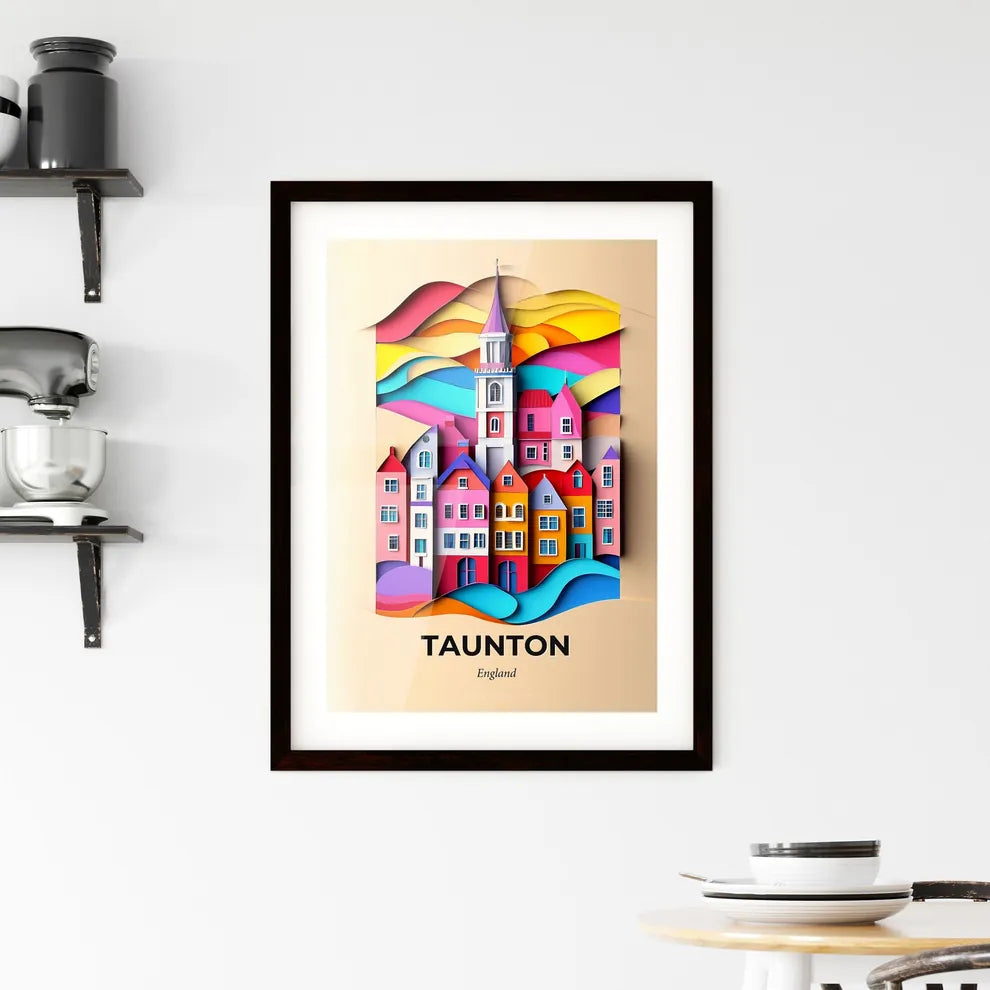 Vivid Taunton, England, Framed Wall Art