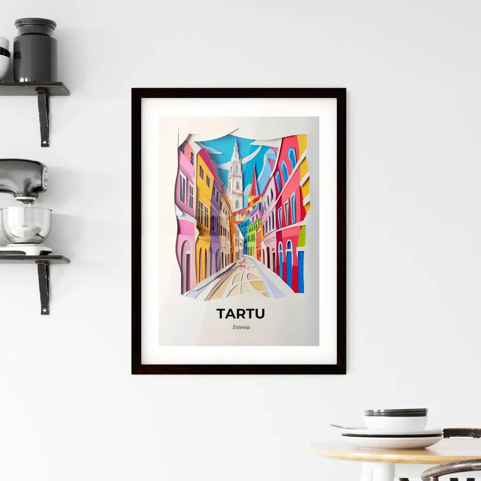 Vivid Tartu, Estonia, Framed Wall Art