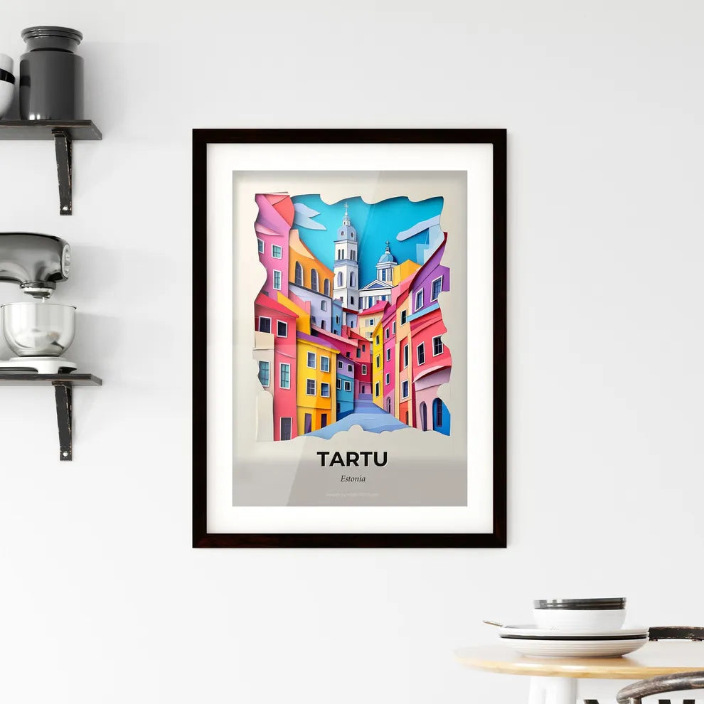 Vivid Tartu, Estonia, Framed Wall Art