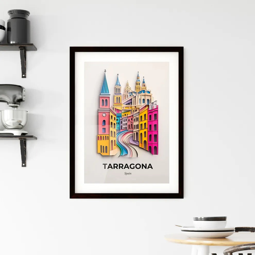 Vivid Tarragona, Spain, Framed Wall Art