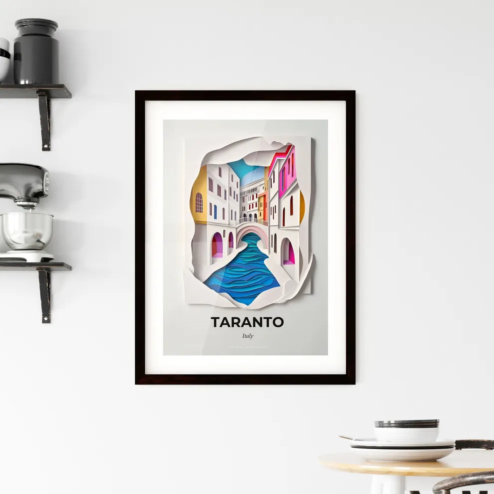 Vivid Taranto, Italy, Framed Wall Art