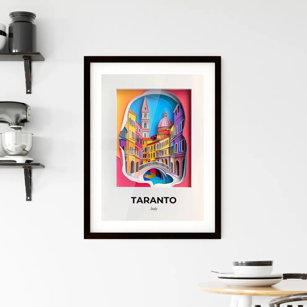 Vivid Taranto, Italy, Framed Wall Art