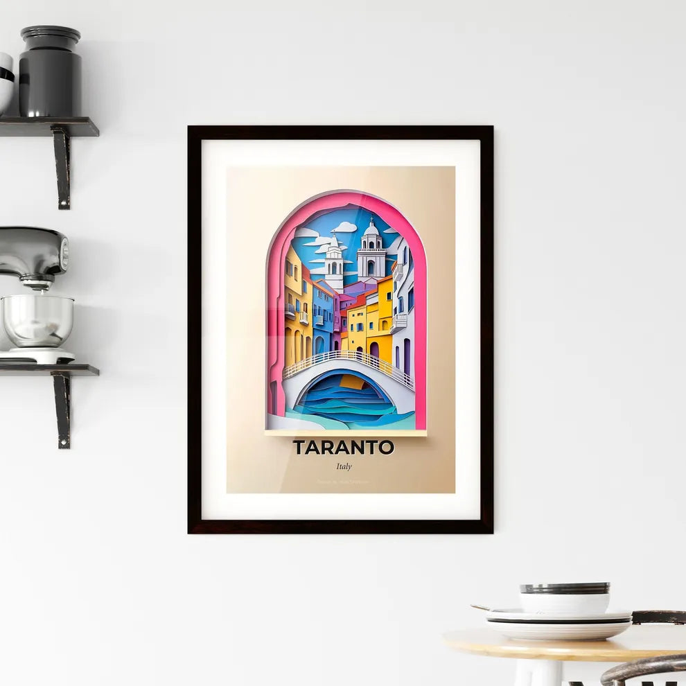 Vivid Taranto, Italy, Framed Wall Art
