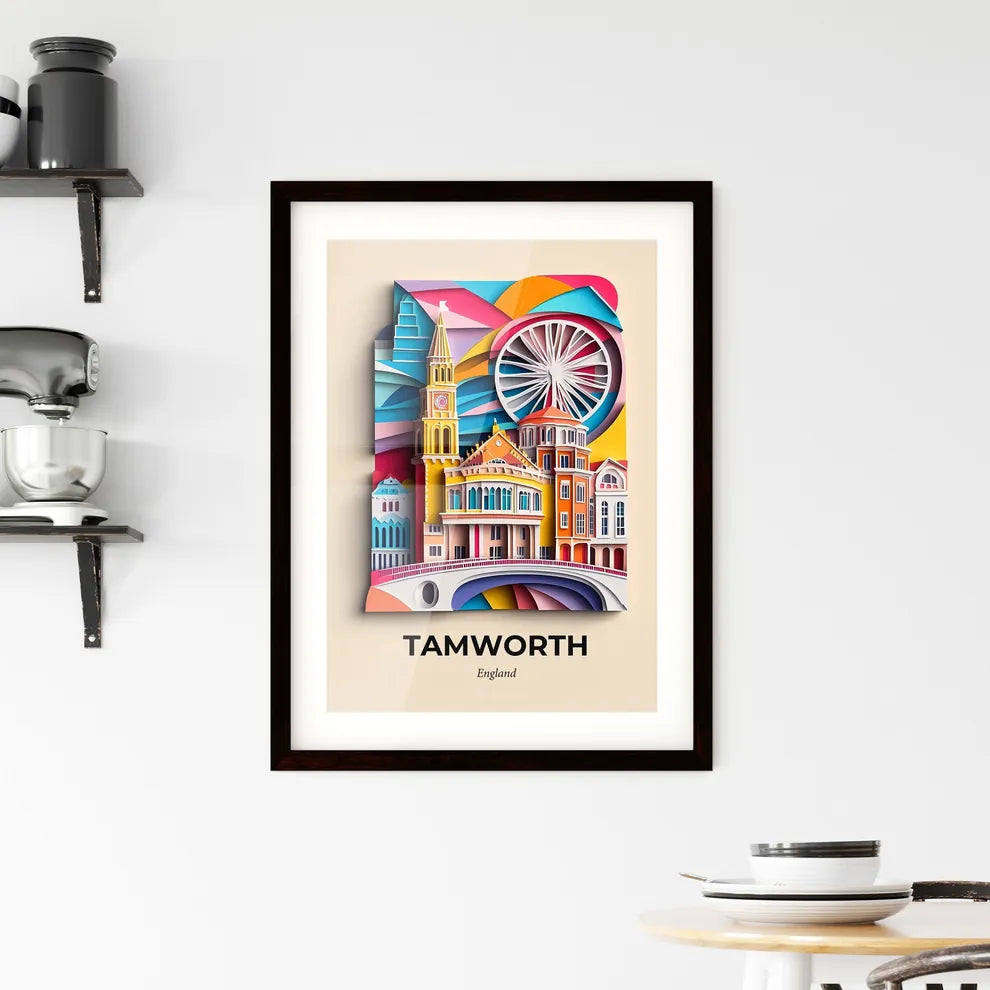 Vivid Tamworth, England, Framed Wall Art