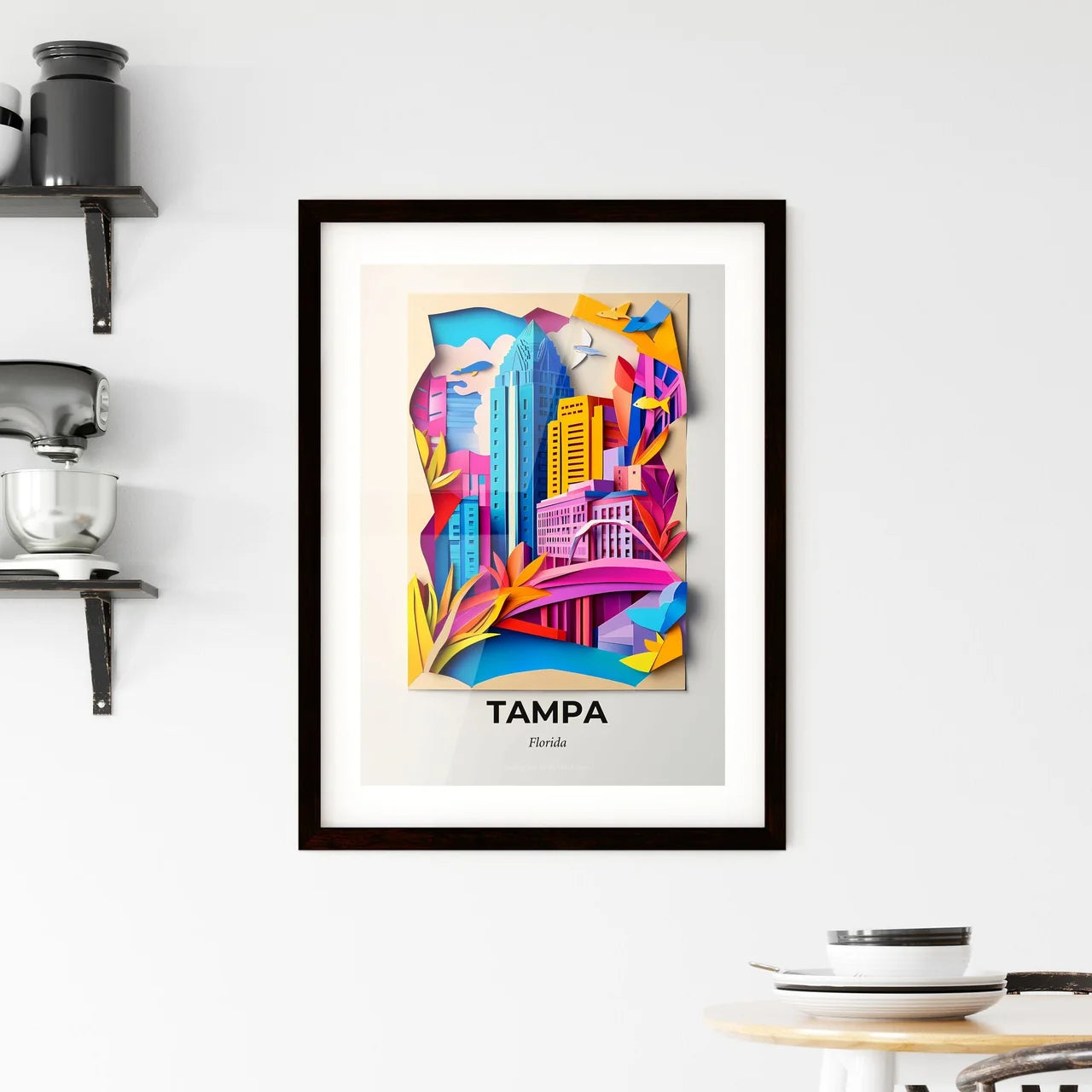 Vivid Tampa, Florida, Framed Wall Art