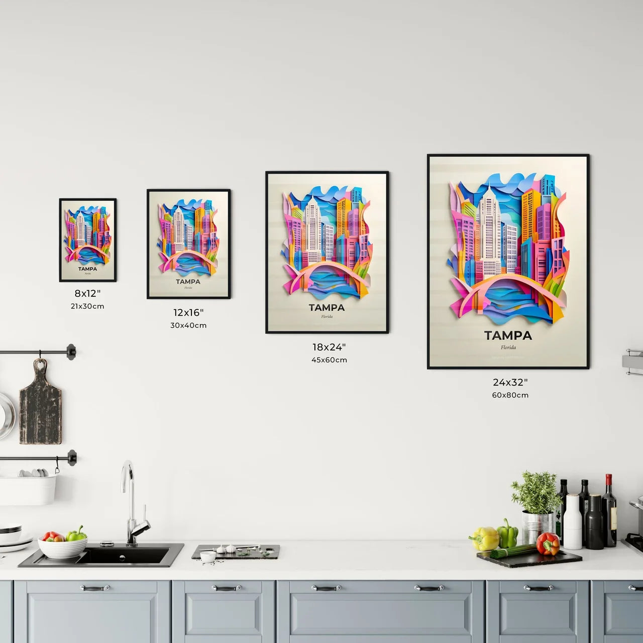 Vivid Tampa, Florida, Kitchen Art