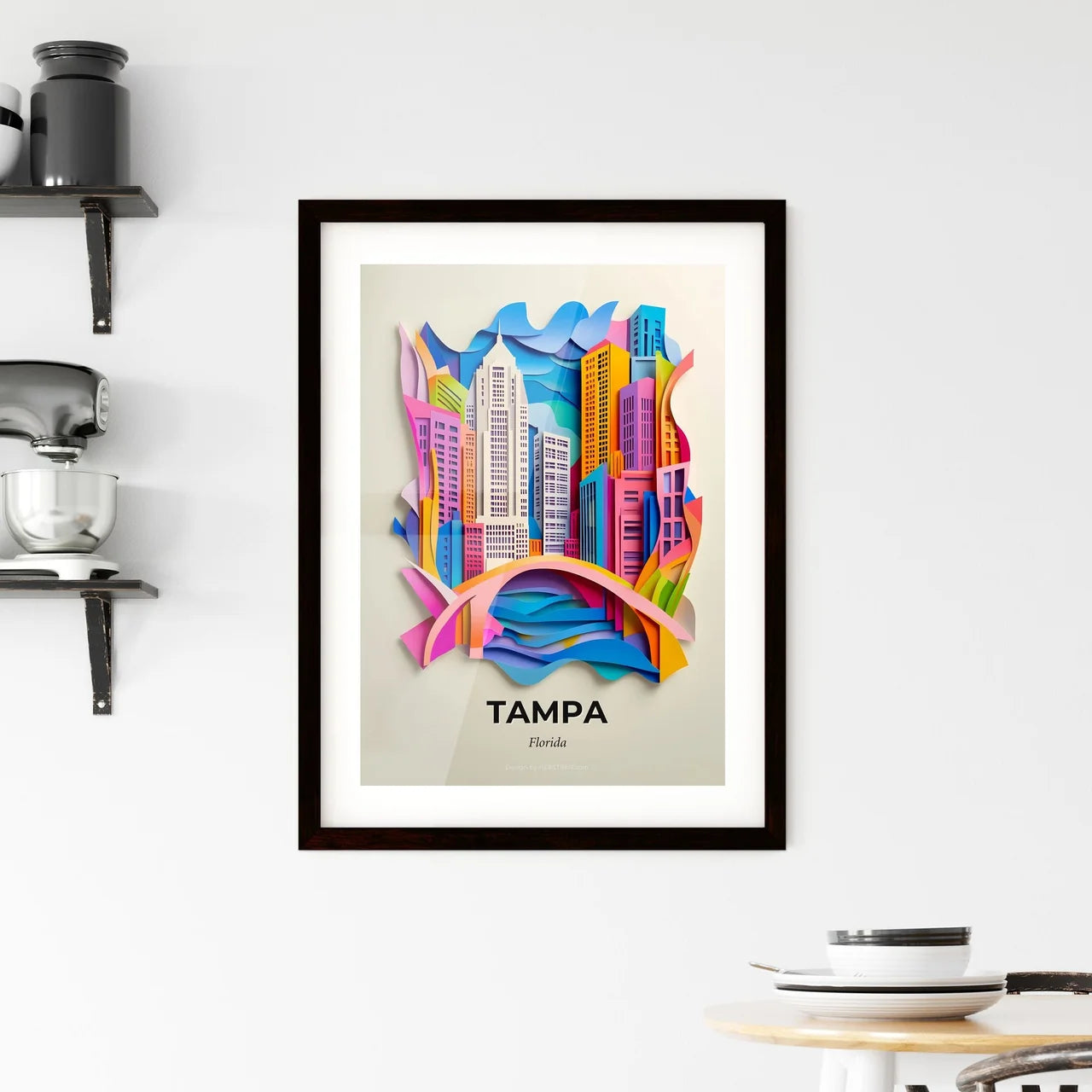 Vivid Tampa, Florida, Framed Wall Art