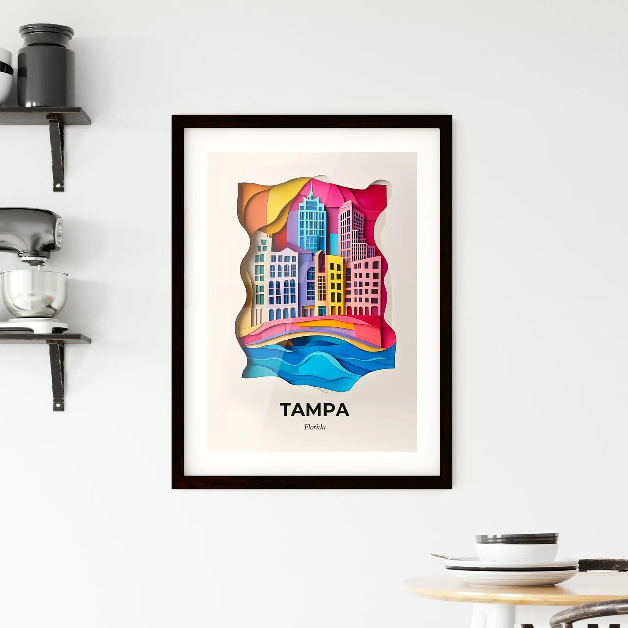 Vivid Tampa, Florida, Framed Wall Art