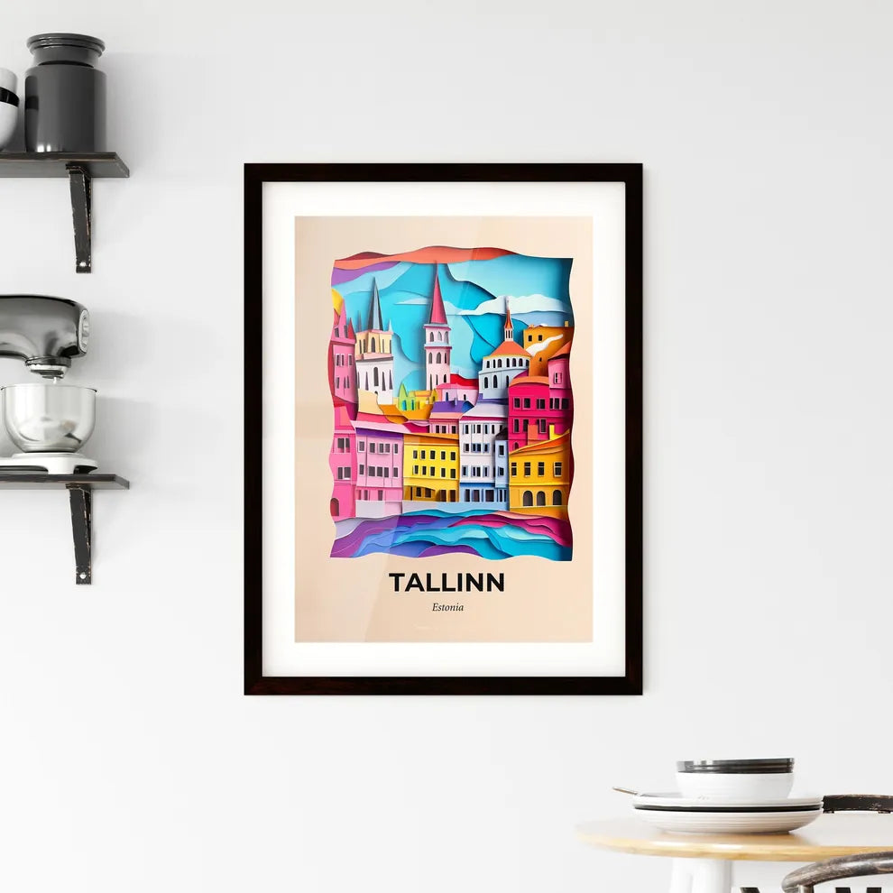 Vivid Tallinn, Estonia, Framed Wall Art