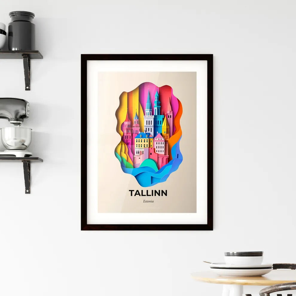 Vivid Tallinn, Estonia, Framed Wall Art