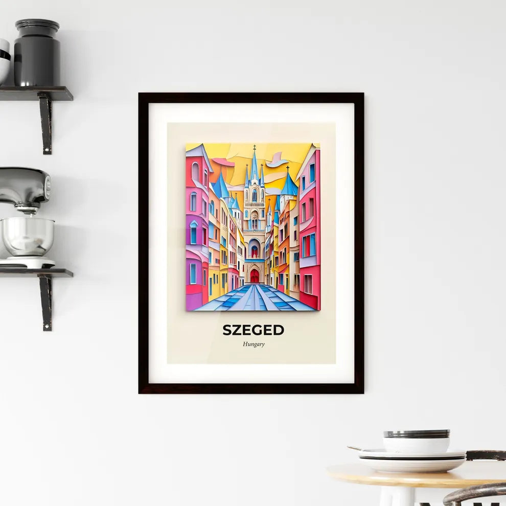 Vivid Szeged, Hungary, Framed Wall Art