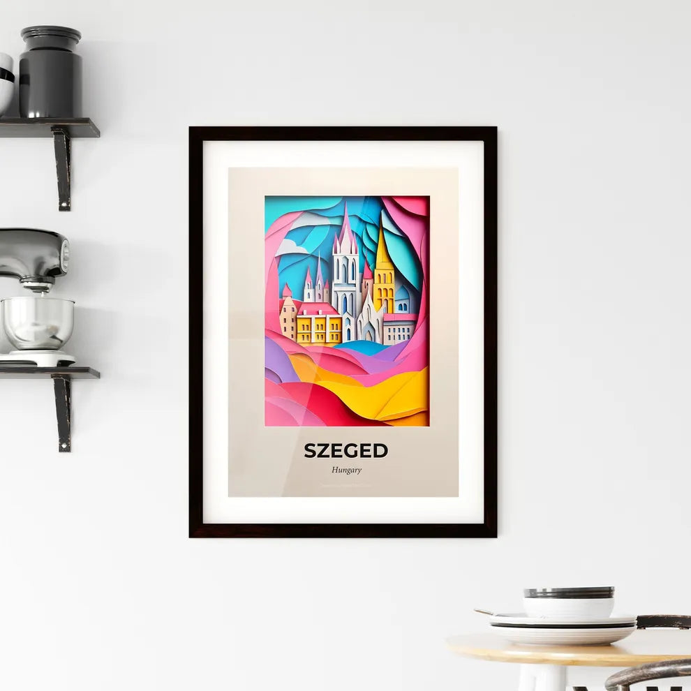 Vivid Szeged, Hungary, Framed Wall Art