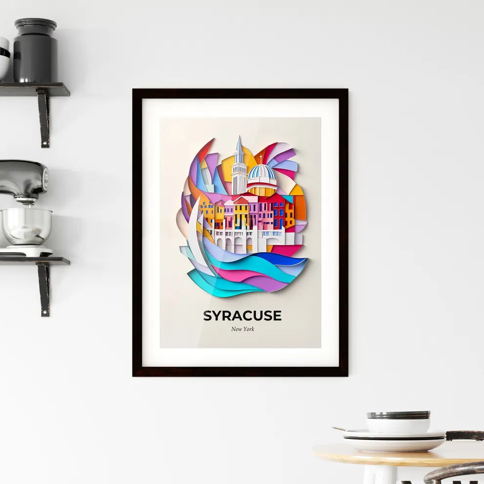 Vivid Syracuse, New York, Framed Wall Art