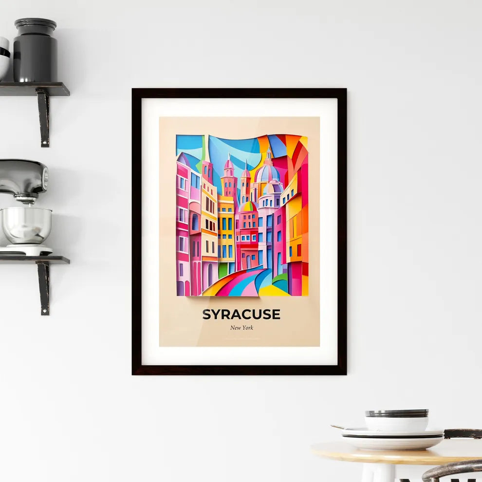 Vivid Syracuse, New York, Framed Wall Art