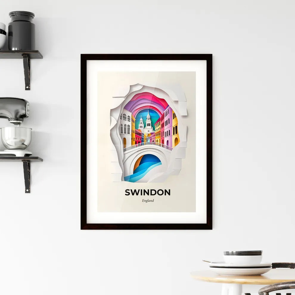Vivid Swindon, England, Framed Wall Art