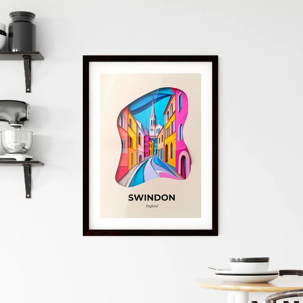 Vivid Swindon, England, Framed Wall Art