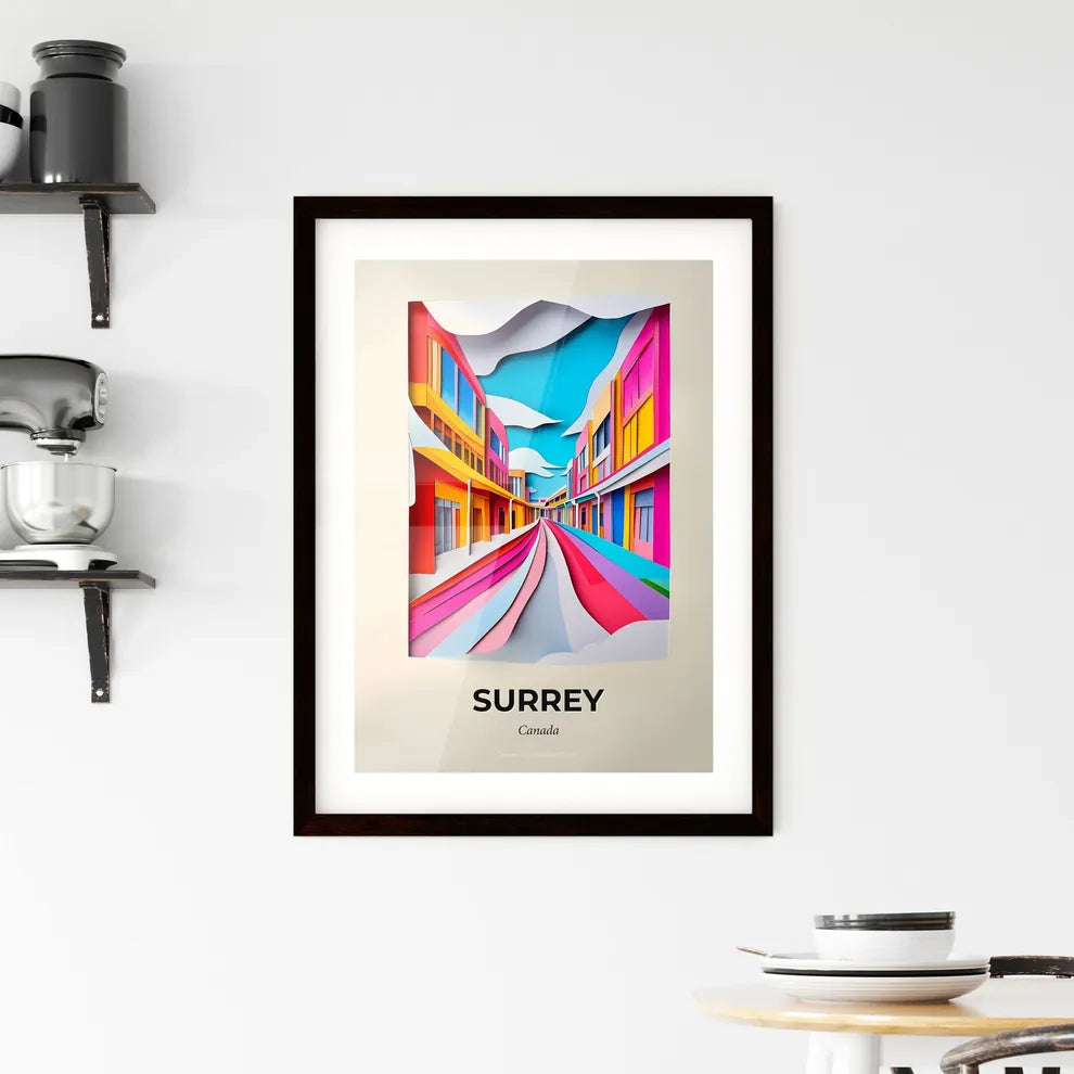 Vivid Surrey, Canada, Framed Wall Art