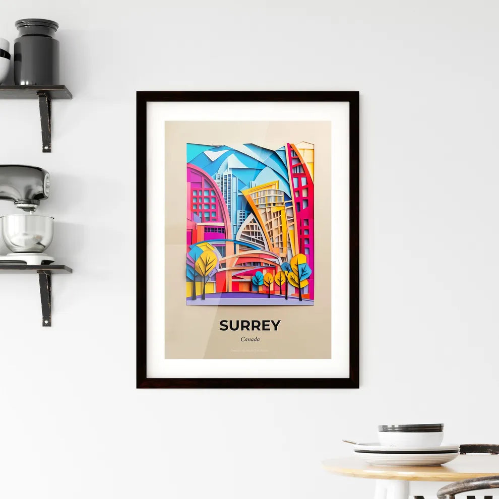 Vivid Surrey, Canada, Framed Wall Art
