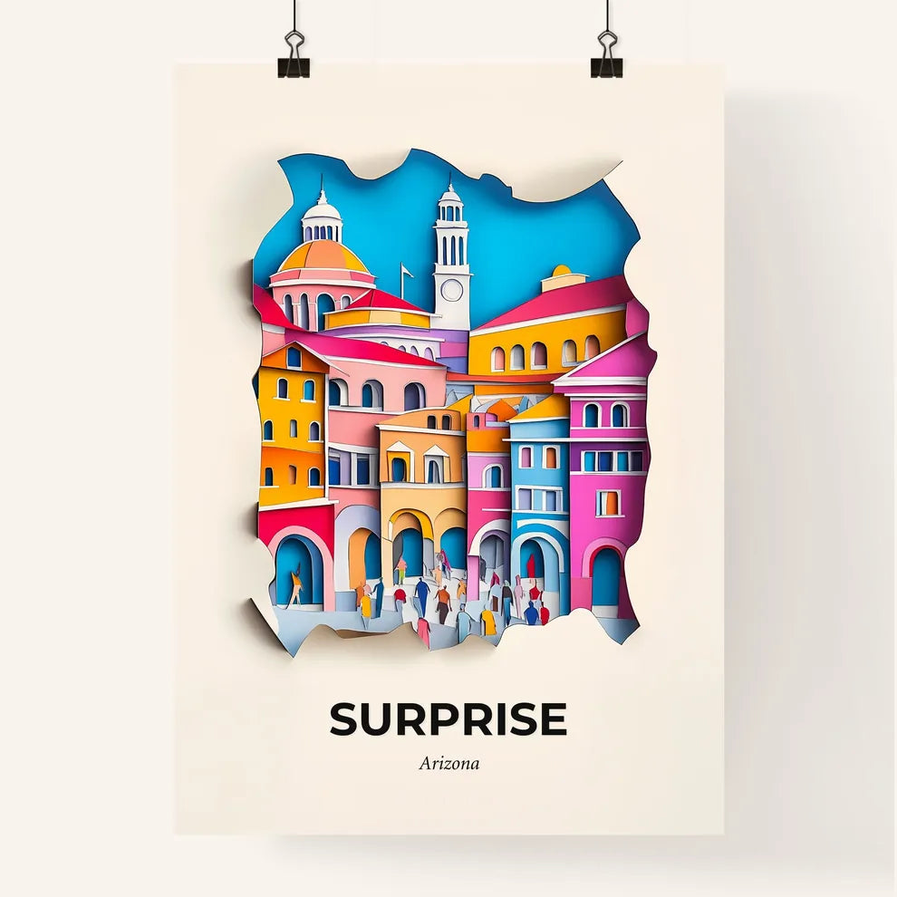 Vivid Surprise, Arizona, Colorful Poster