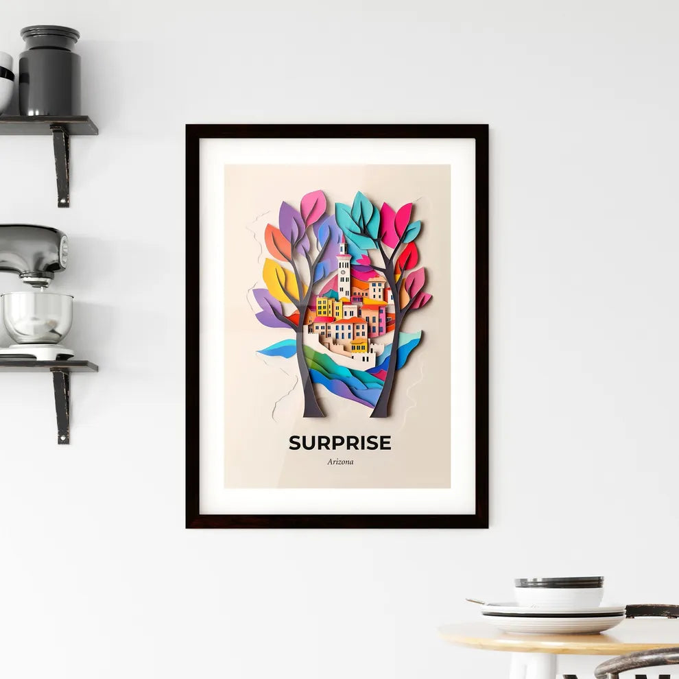 Vivid Surprise, Arizona, Framed Wall Art