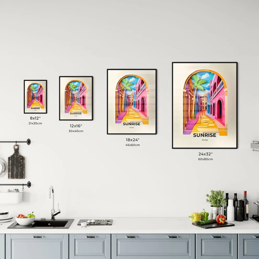 Vivid Sunrise, Florida, Kitchen Art