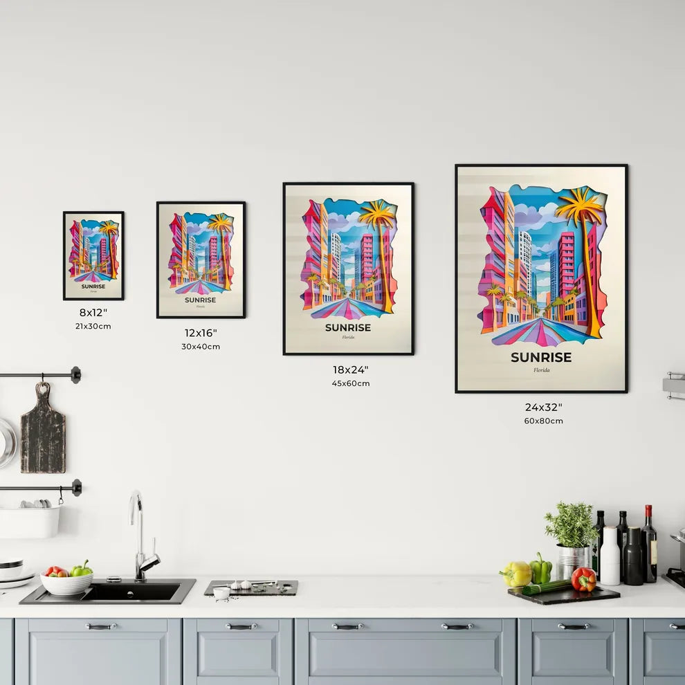 Vivid Sunrise, Florida, Kitchen Art