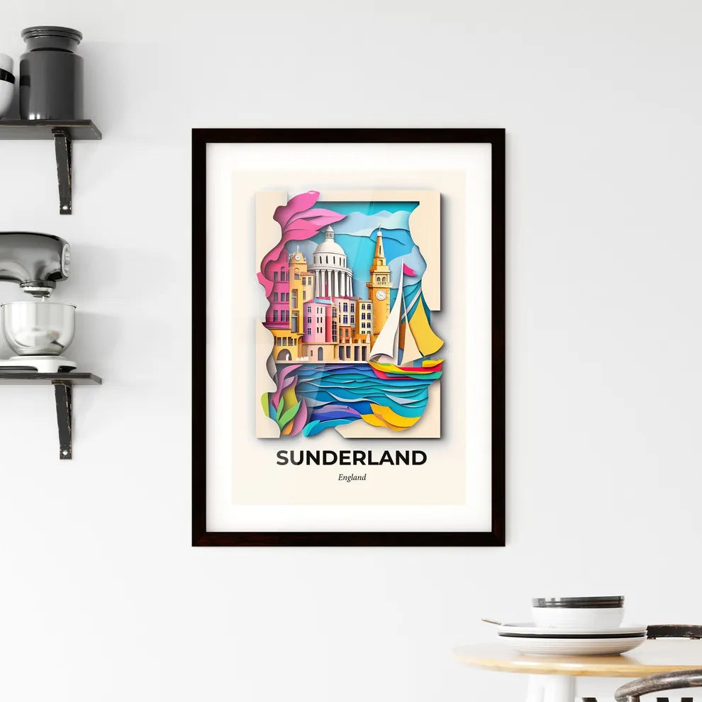 Vivid Sunderland, England, Framed Wall Art