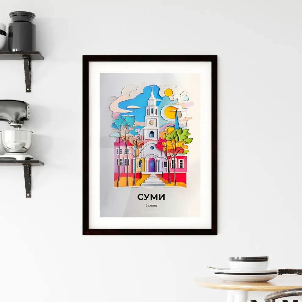 Vivid Sumy, Ukraine, Framed Wall Art