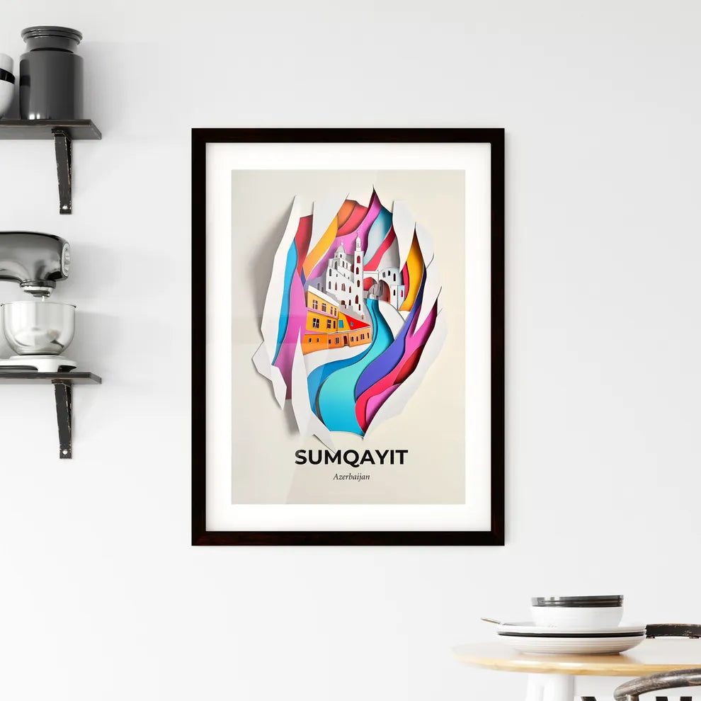 Vivid Sumqayit, Azerbaijan, Framed Wall Art