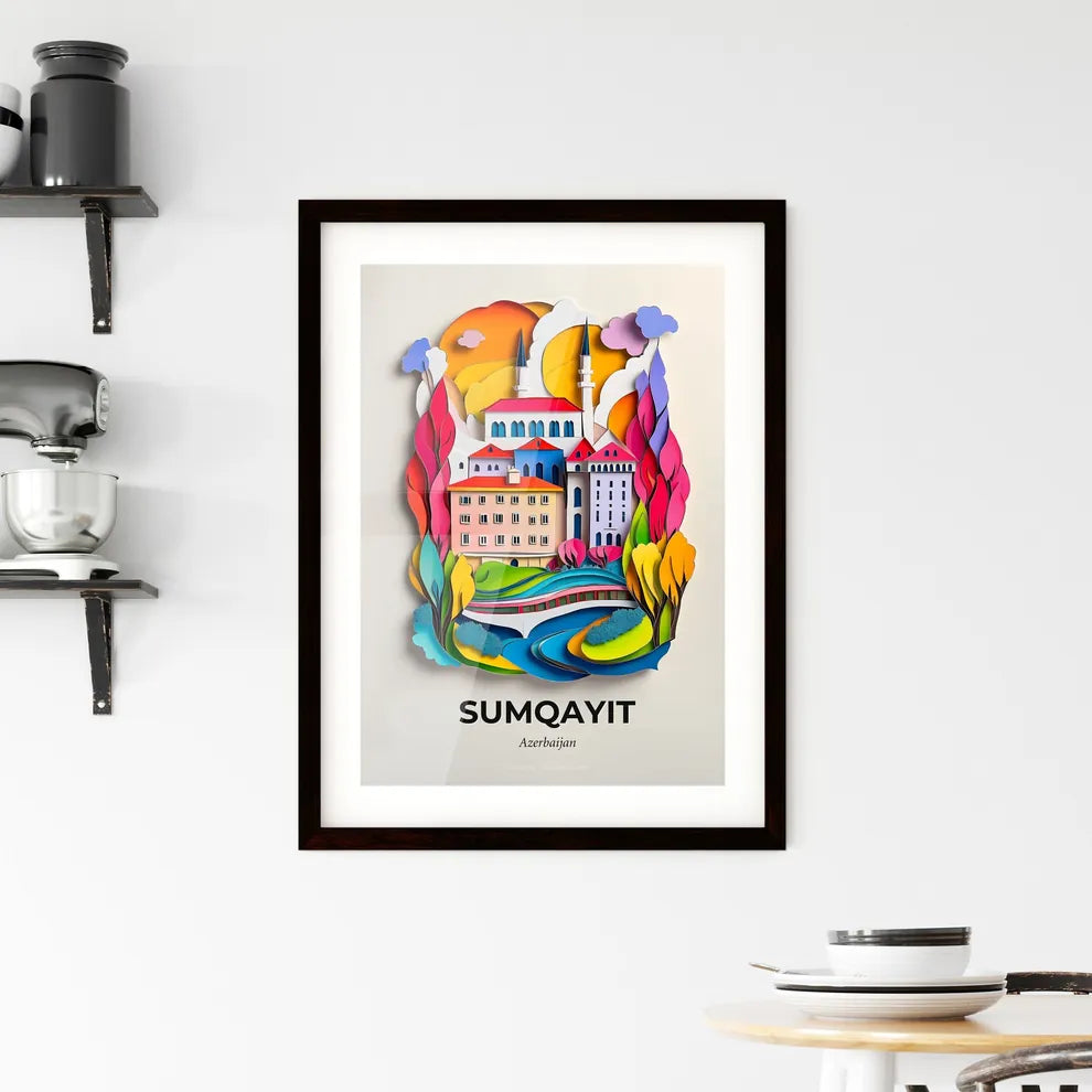 Vivid Sumqayit, Azerbaijan, Framed Wall Art