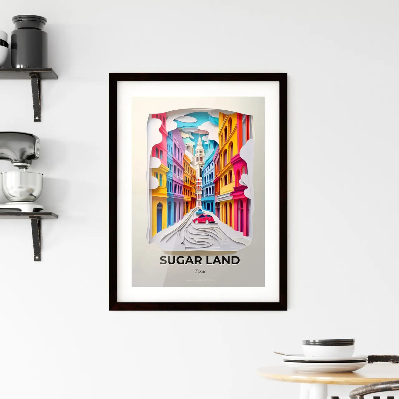Vivid Sugar Land, Texas, Framed Wall Art