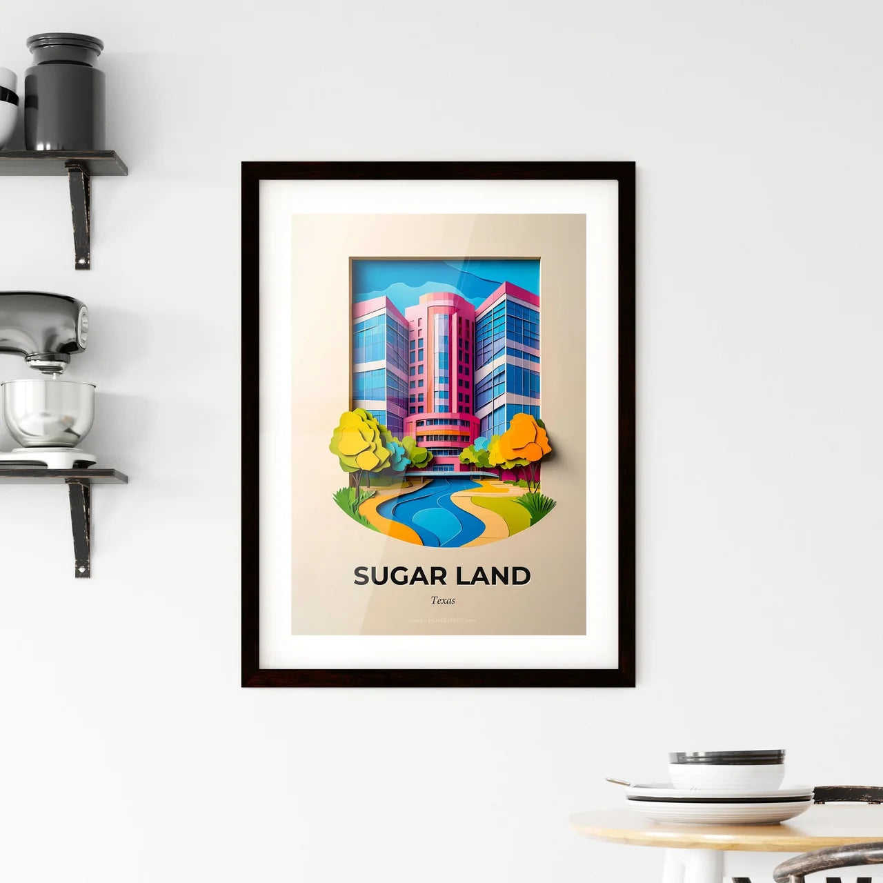 Vivid Sugar Land, Texas, Framed Wall Art