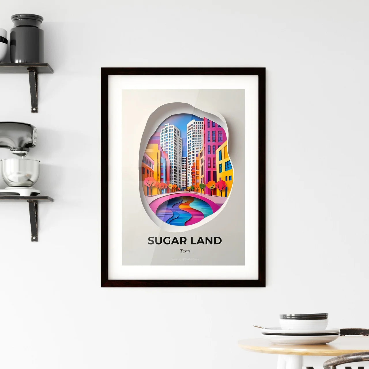 Vivid Sugar Land, Texas, Framed Wall Art