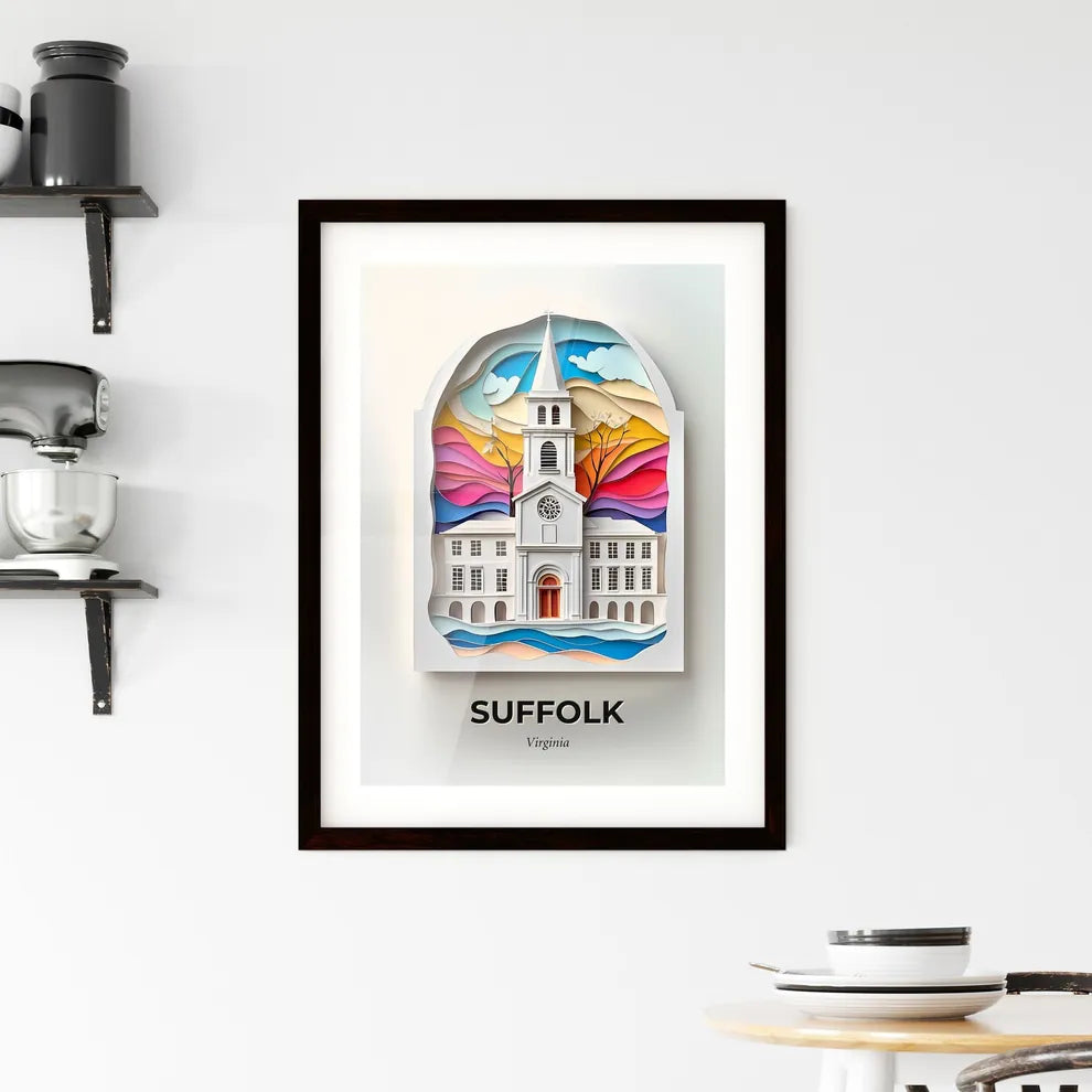 Vivid Suffolk, Virginia, Framed Wall Art