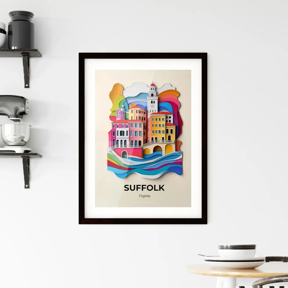 Vivid Suffolk, Virginia, Framed Wall Art