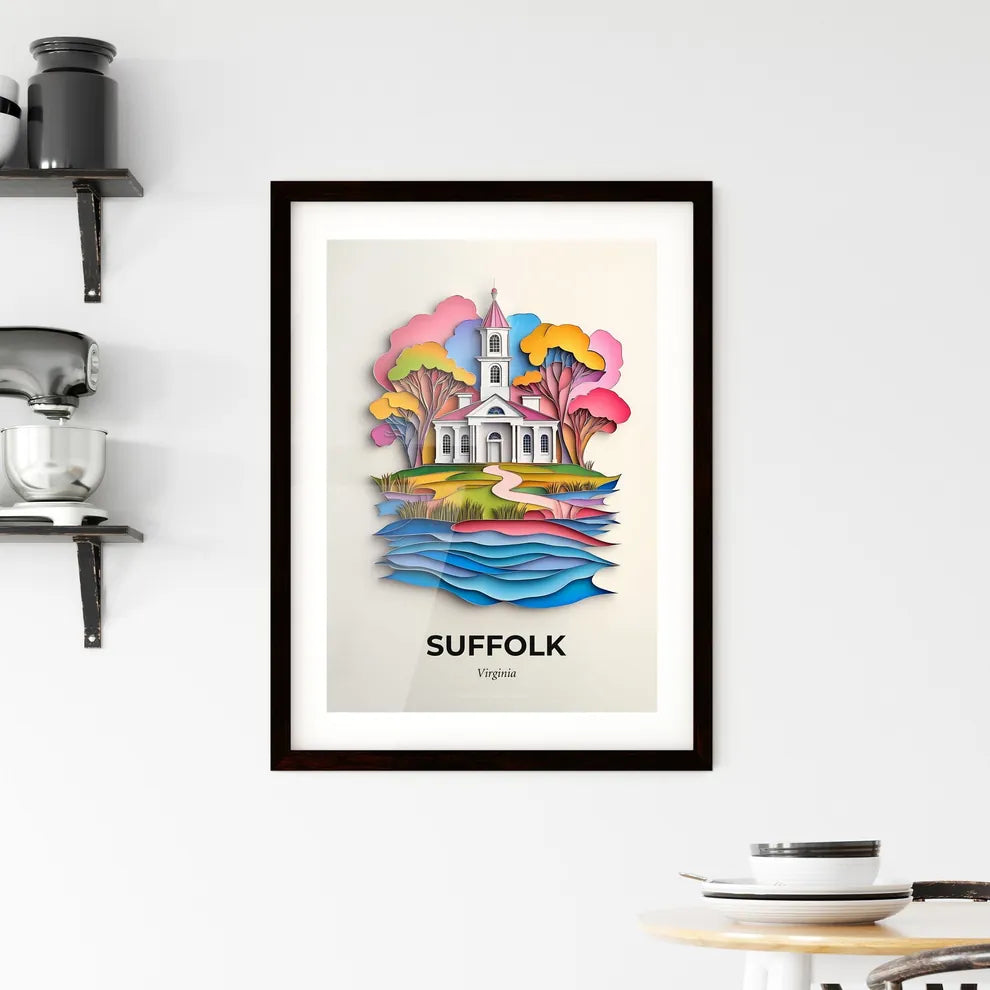 Vivid Suffolk, Virginia, Framed Wall Art