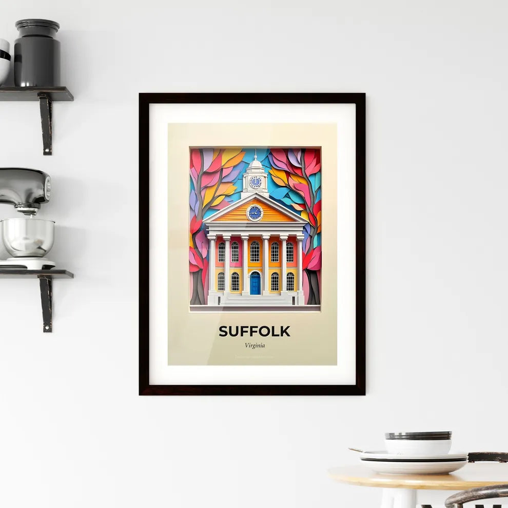 Vivid Suffolk, Virginia, Framed Wall Art