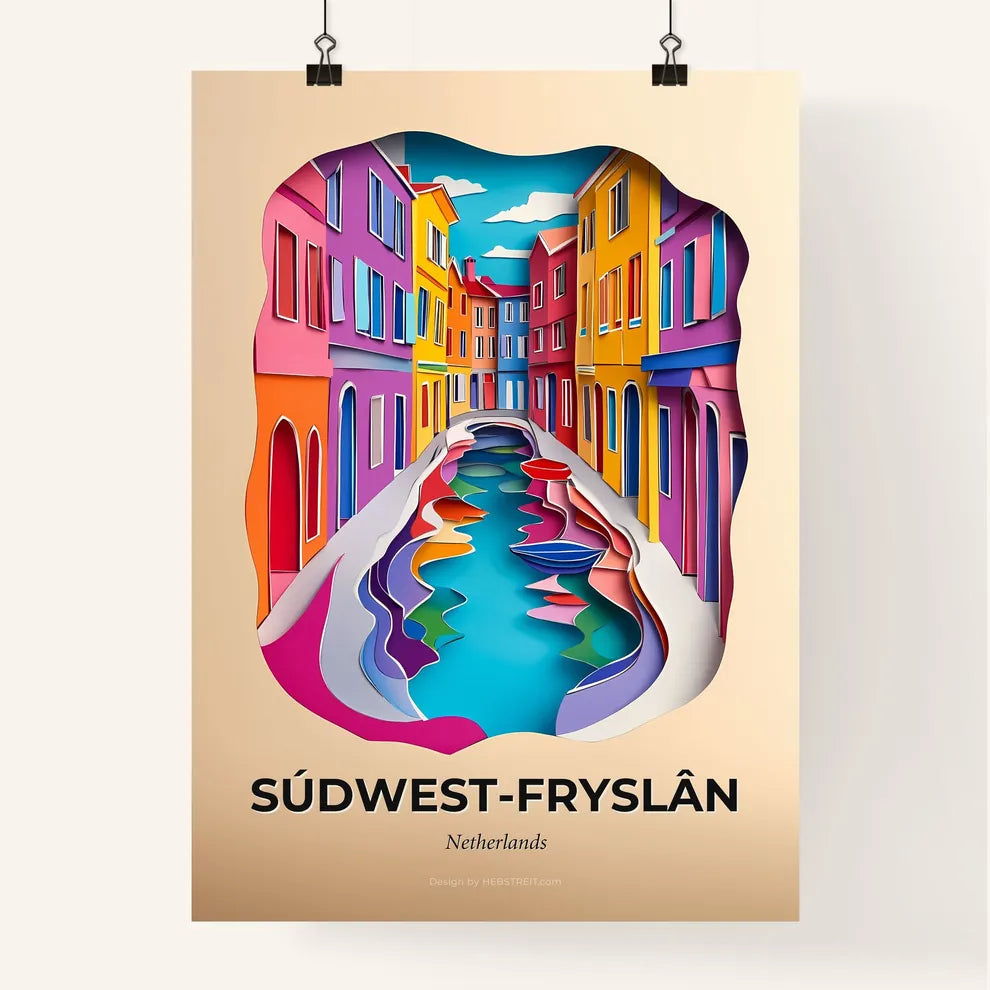 Vivid Súdwes, Colorful Poster