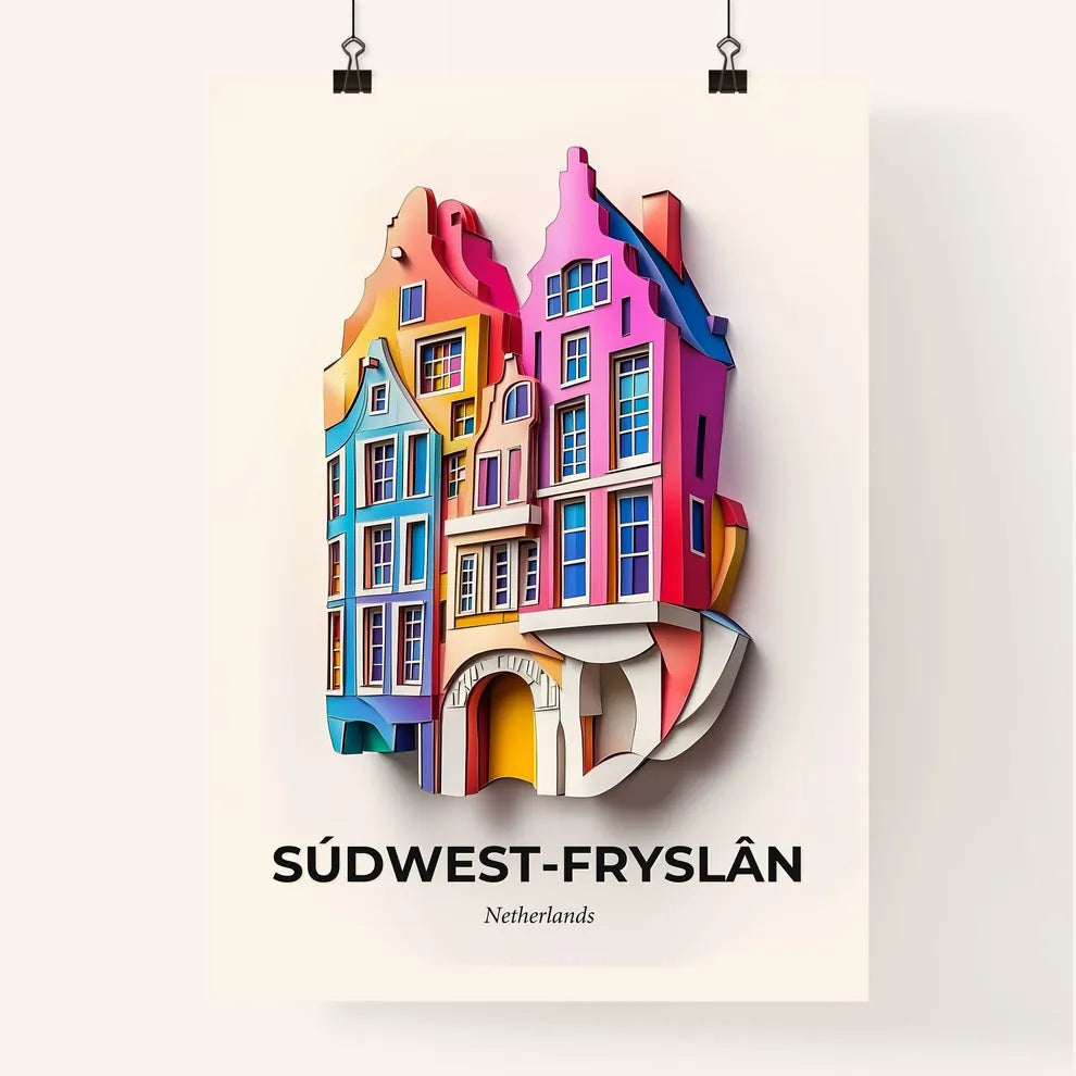 Vivid Súdwes, Colorful Poster