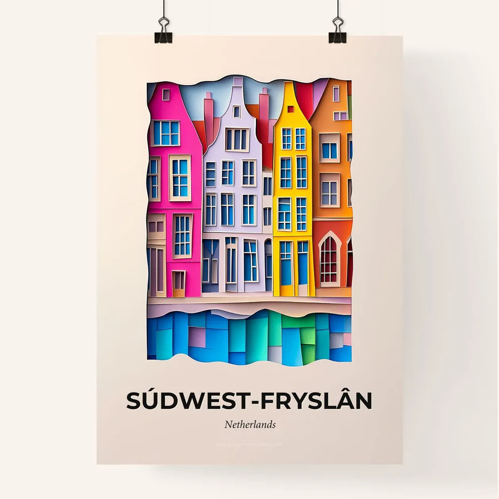 Vivid Súdwes, Colorful Poster