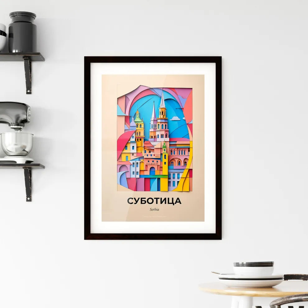 Vivid Subotica, Serbia, Framed Wall Art